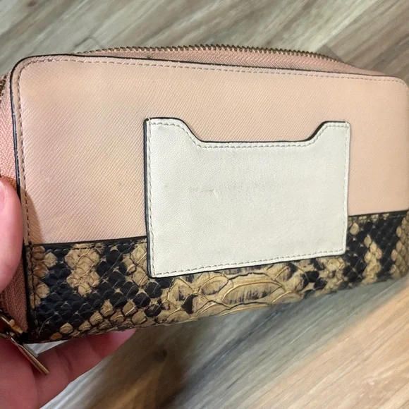 Coach Tan and Snake Print Women's Wallet (project wallet dirty) - Picture 4 of 11
